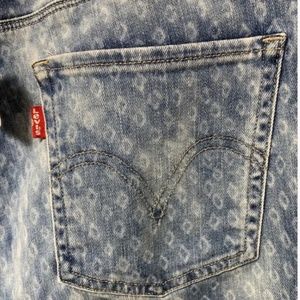 Levi’s Mid Rise Skinny Two Tone Diamond Jeans Size 4/ W27